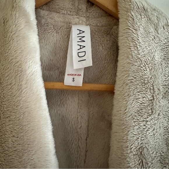 Anthropologie Amadi Camilla Faux Suede Longline Open Jacket Western Boho Small - Picture 10 of 10